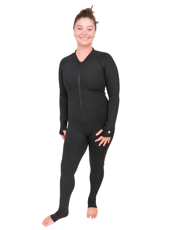 Sun Salutations Body Suit in Black