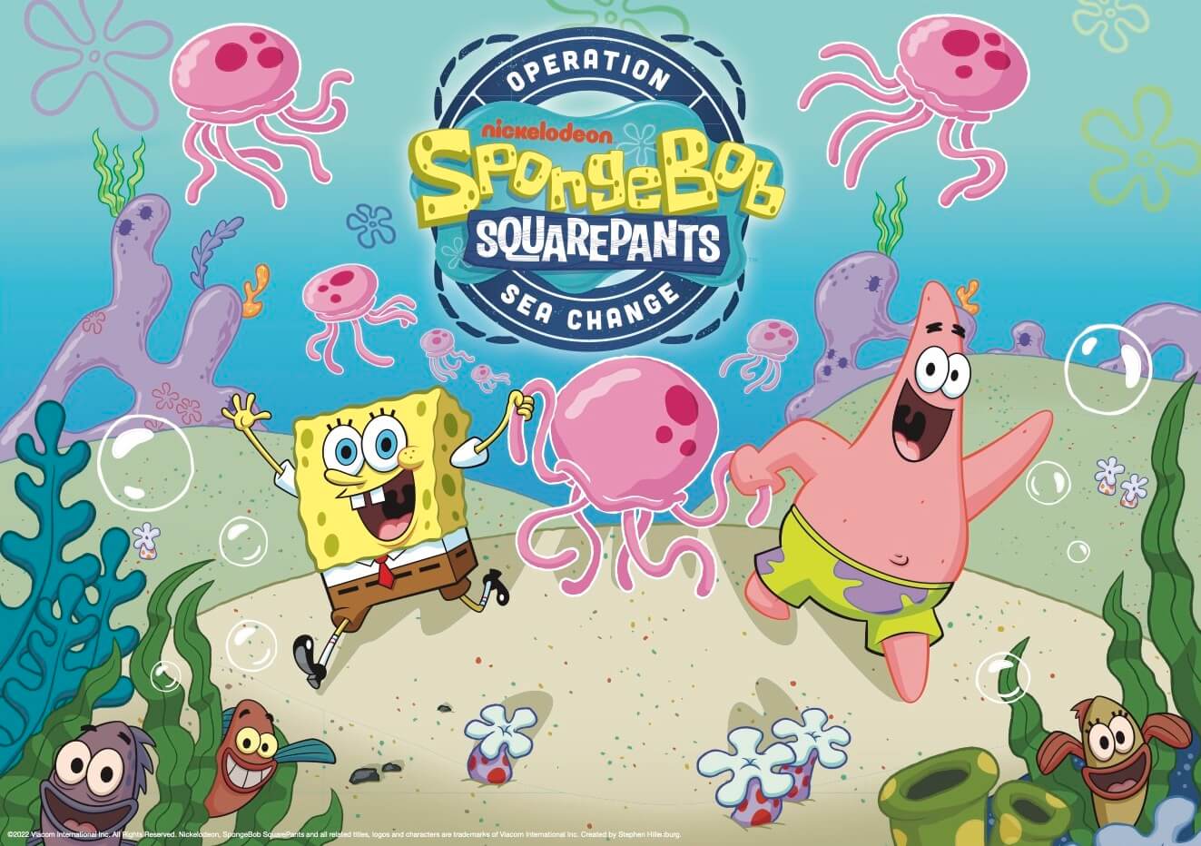 SpongeBob's Bikini Bottom Reversible Top, Swim, SCUBA Dive