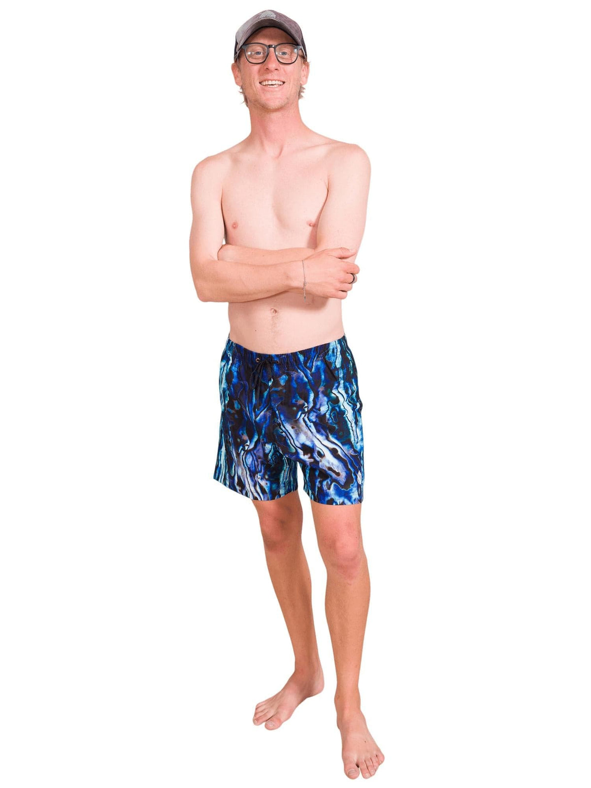 Model: Jake is a shark scientist and educator with Field School. He is 5&#39;10&quot;, 135lbs and wearing a size S short.