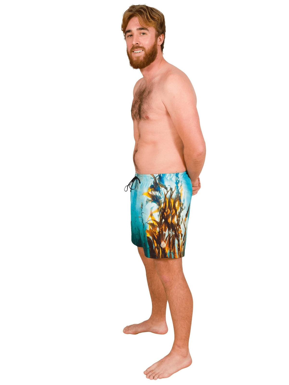 Model:Cam is the Director of Facilities for the University of Miami's Land-Based Coral Nursery, and member of The Rosenstiel School's Coral Reef Futures Lab. He is 6'1", 200lbs, and wearing a size L short. 