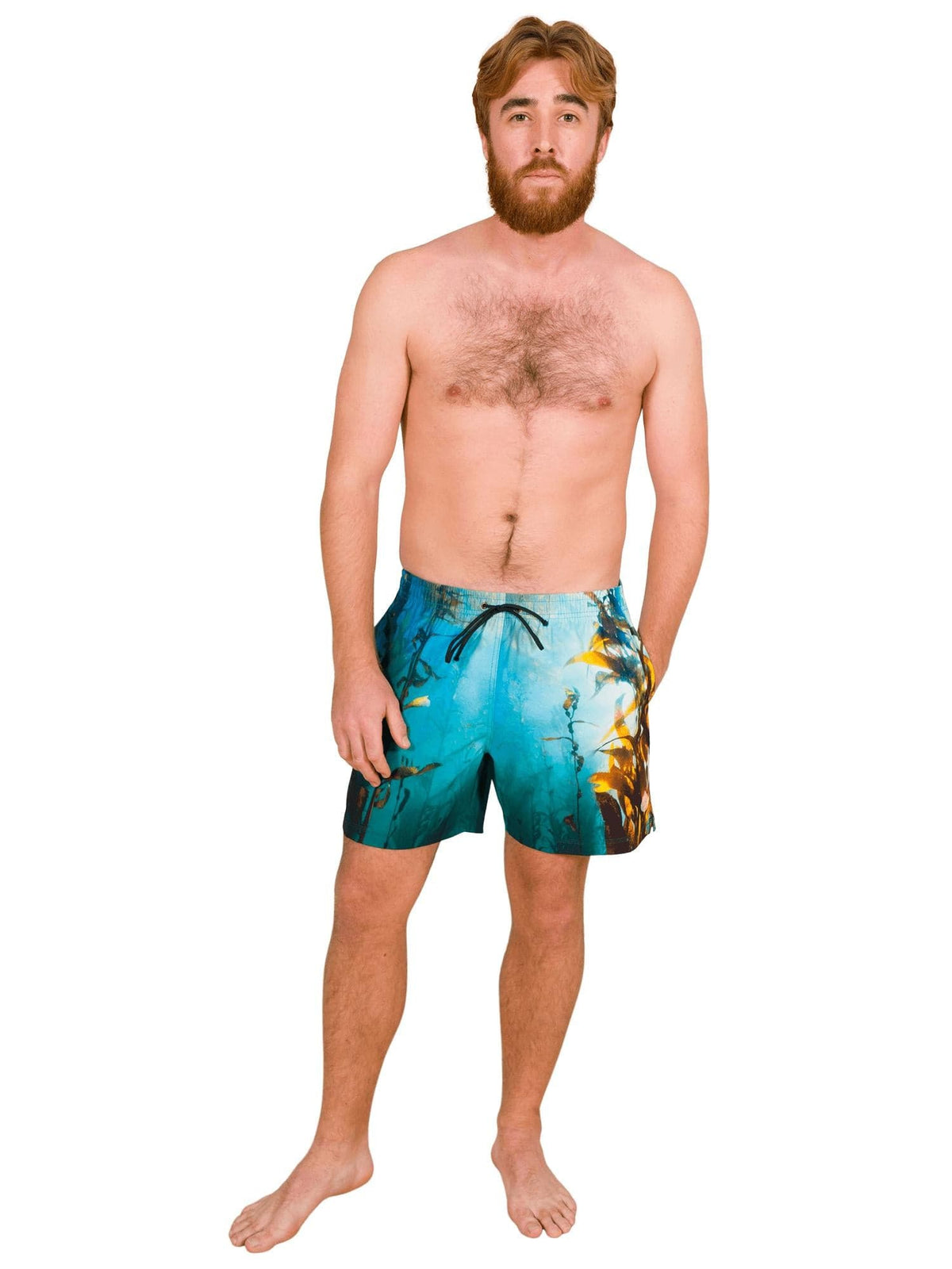 Model:Cam is the Director of Facilities for the University of Miami's Land-Based Coral Nursery, and member of The Rosenstiel School's Coral Reef Futures Lab. He is 6'1", 200lbs, and wearing a size L short. 