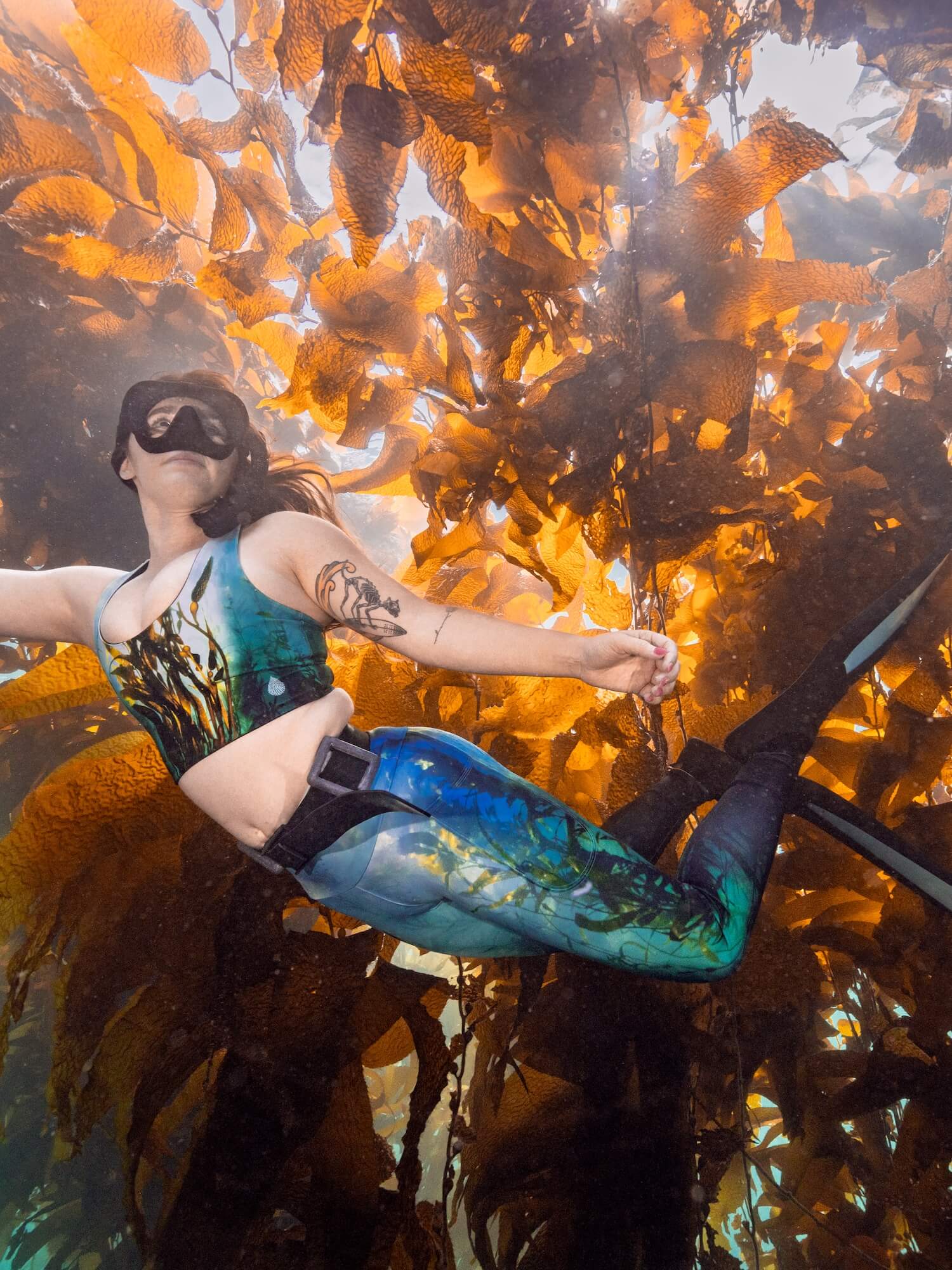 Kelp Forest Reversible Swim Top | UPF 50+ | Recycled