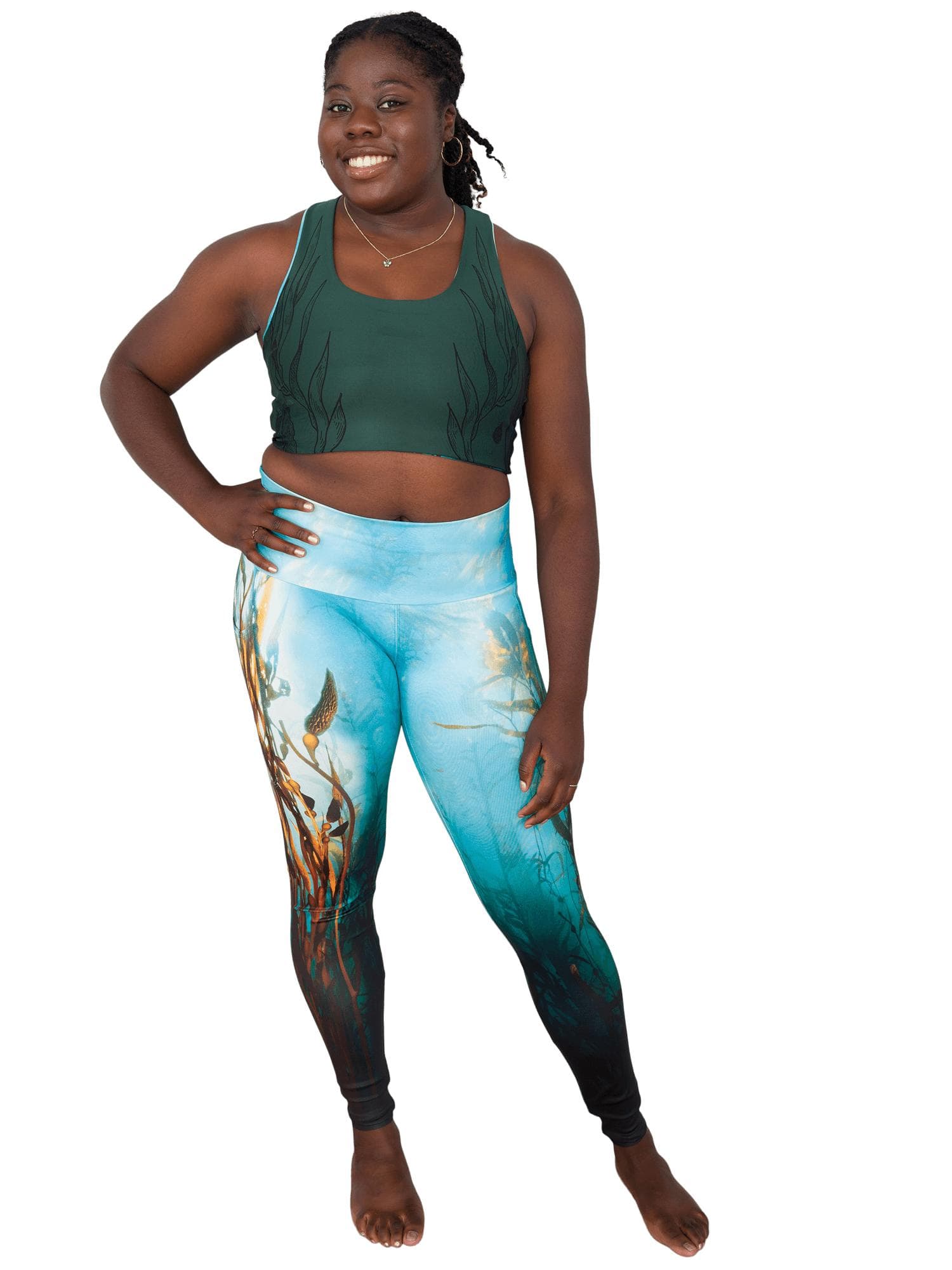 Kelp Forest Reversible Swim Top | UPF 50+ | Recycled