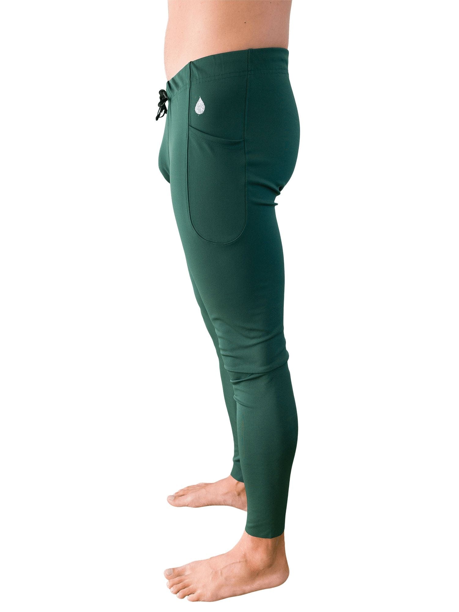 Men's Mangrove Green Leggings | UPF 50+ | Swim Tights