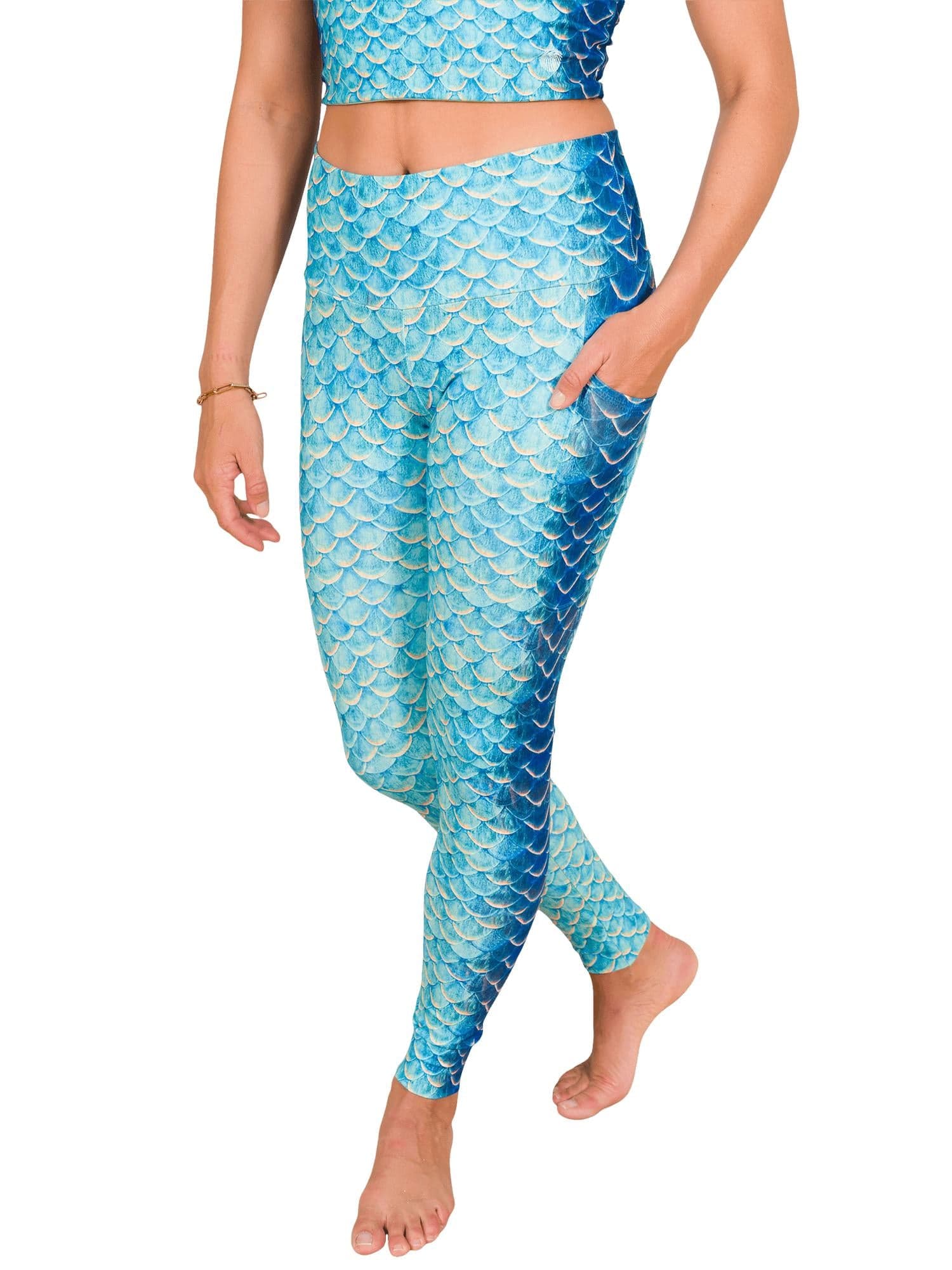 Mermaid Swim Leggings | UPF 50+ | Recycled Swimwear