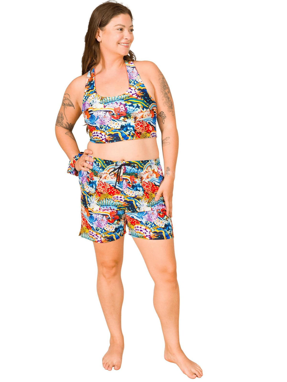 Model: Camilla is the Operations Manager here at Waterlust. She loves using her camera to communicate marine conservation issues. She is 5'8", 180 lbs, and is wearing size L.