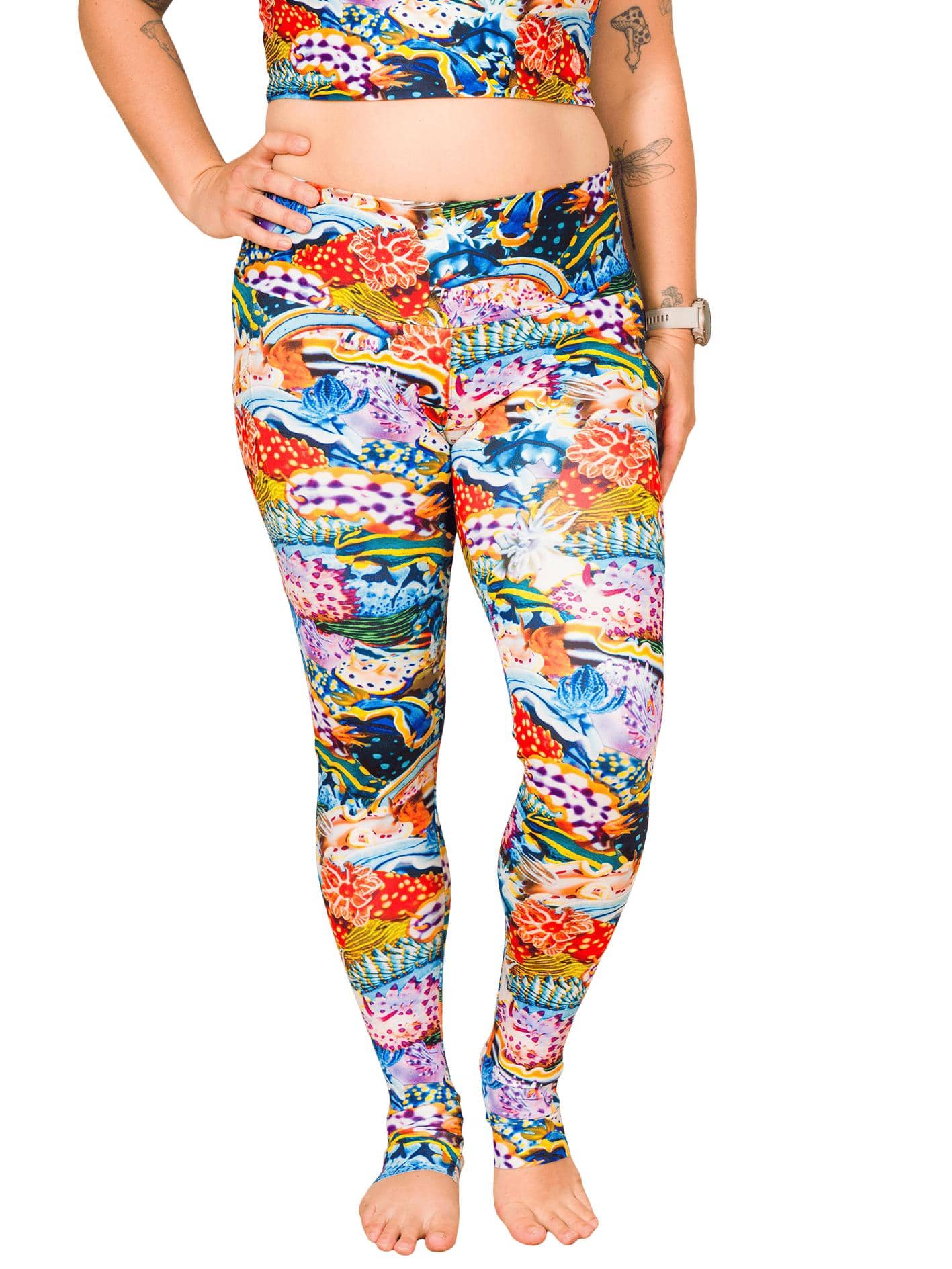 Nudibranch Swim Leggings | UPF 50+ | Recycled