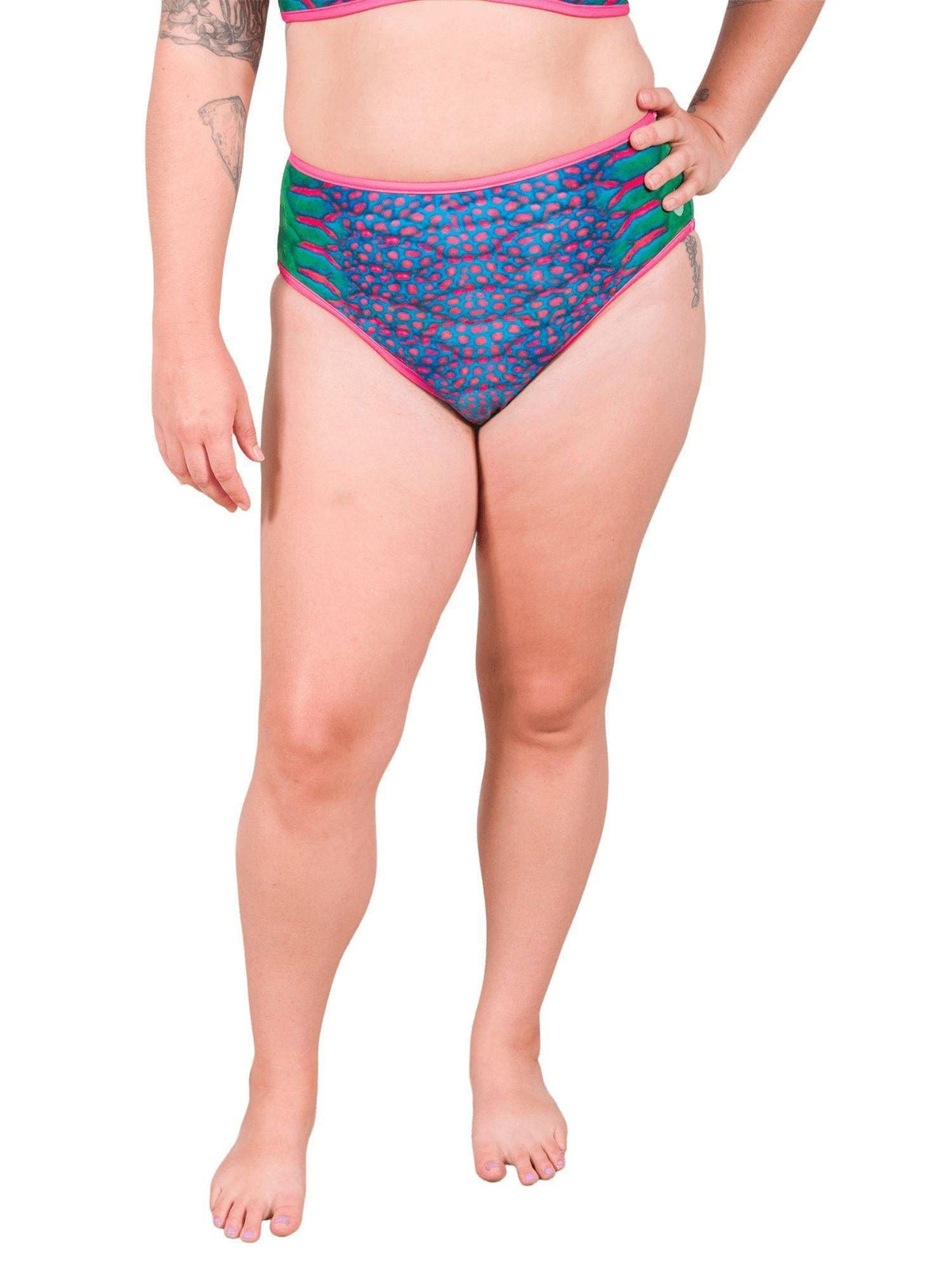 High waisted compression bikini bottoms on sale