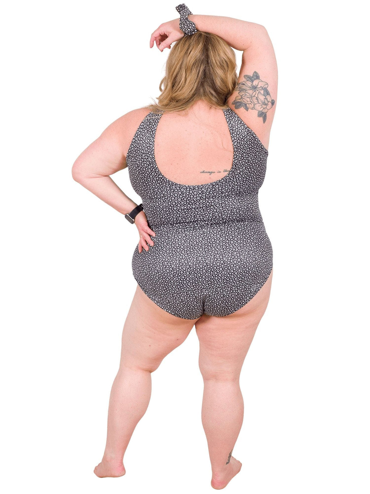 Model: Chelsea is a marine conservationist who believes that science is for everybody… and every BODY! She is 5&#39;2&quot;, 230 lbs, 42F and is wearing a 2XL One-Piece Swimsuit.