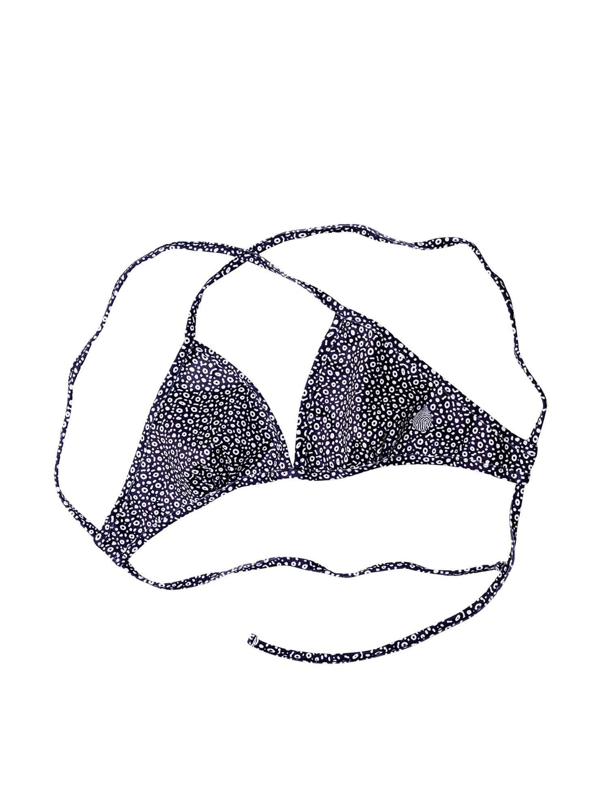 Spotted Eagle Ray Reversible String Bikini Top