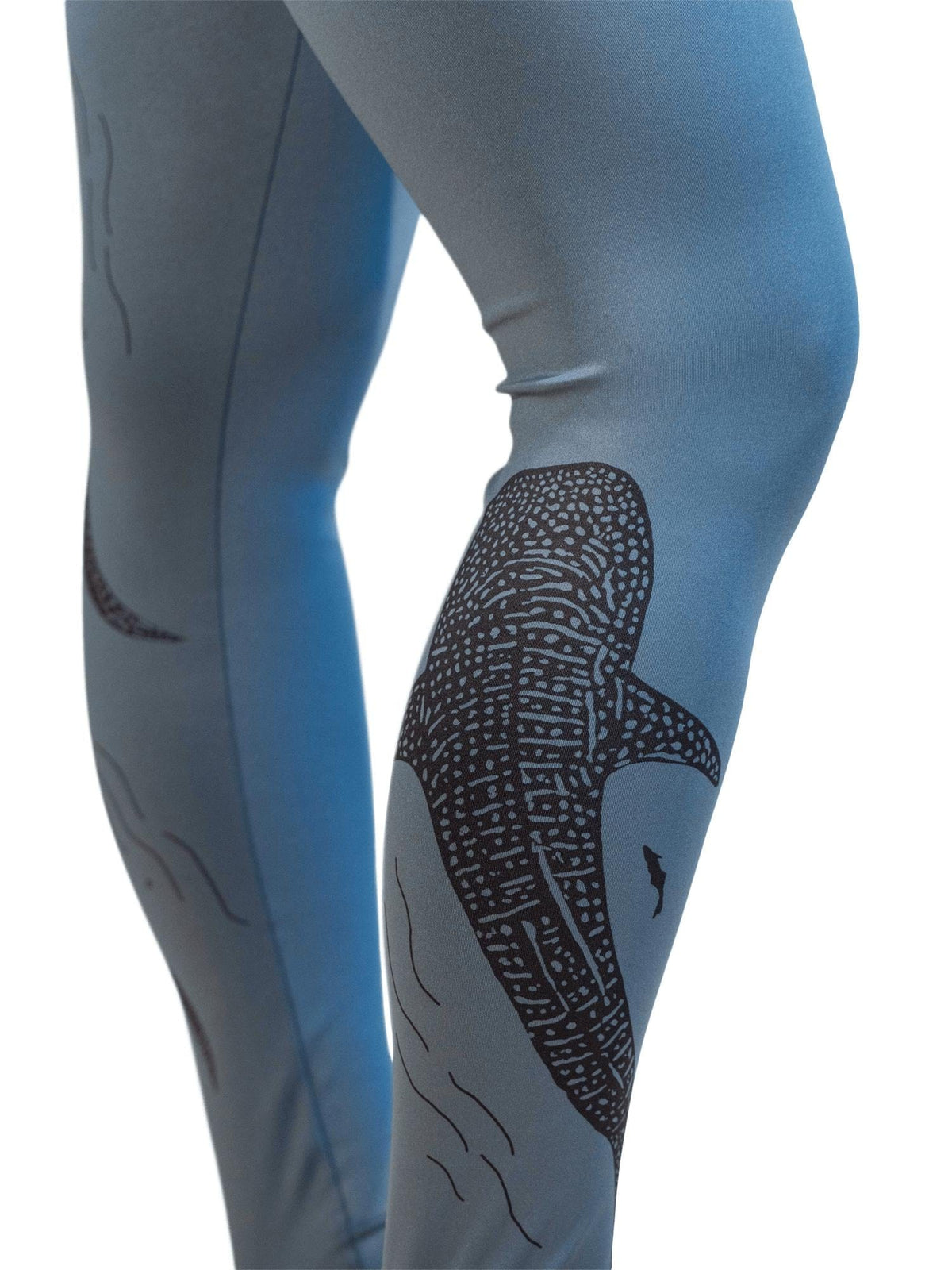Whale Shark Line Art Leggings