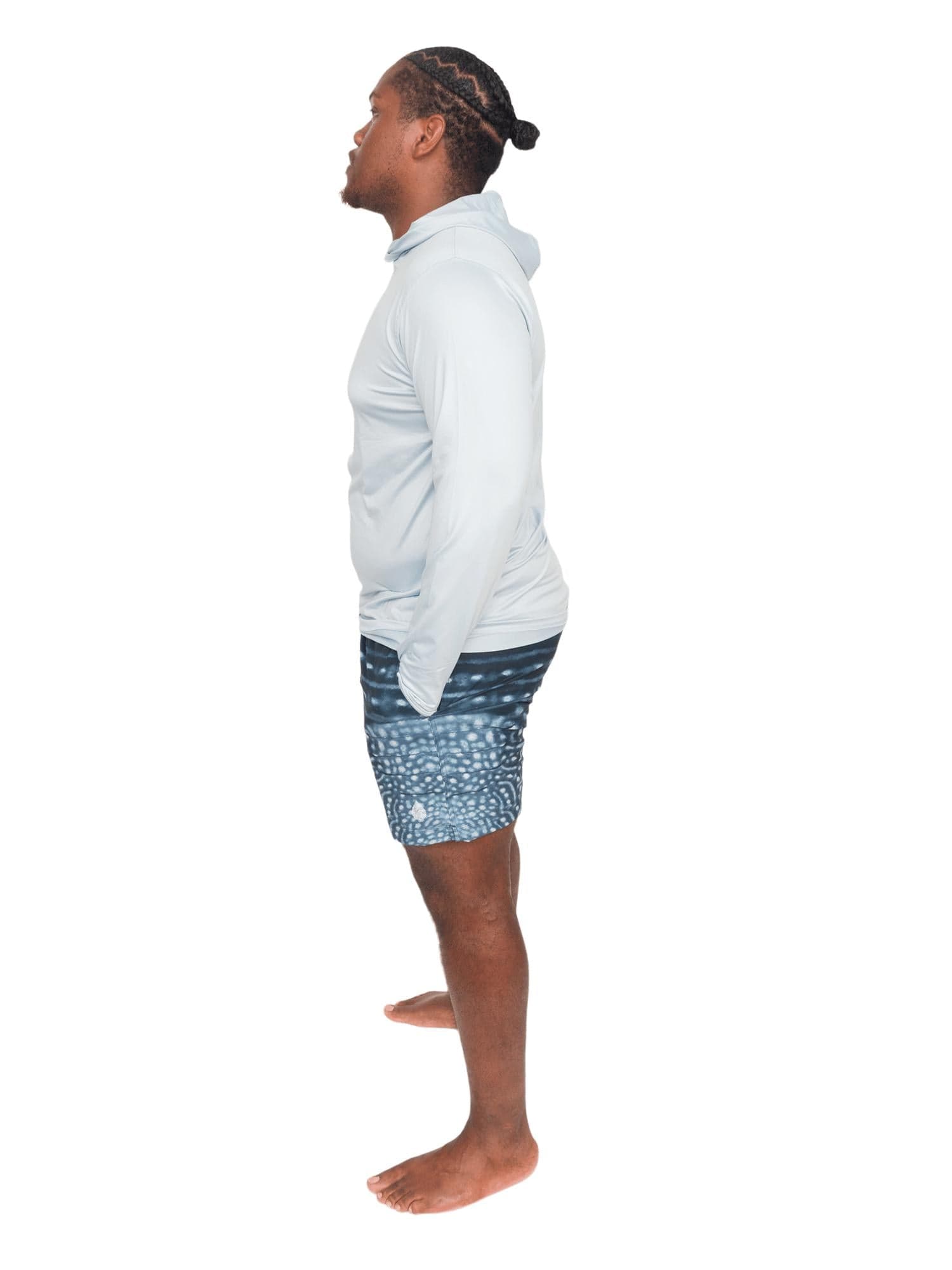 Whale Shark Printed Unisex Shorts | Swim | Sweat | Sun