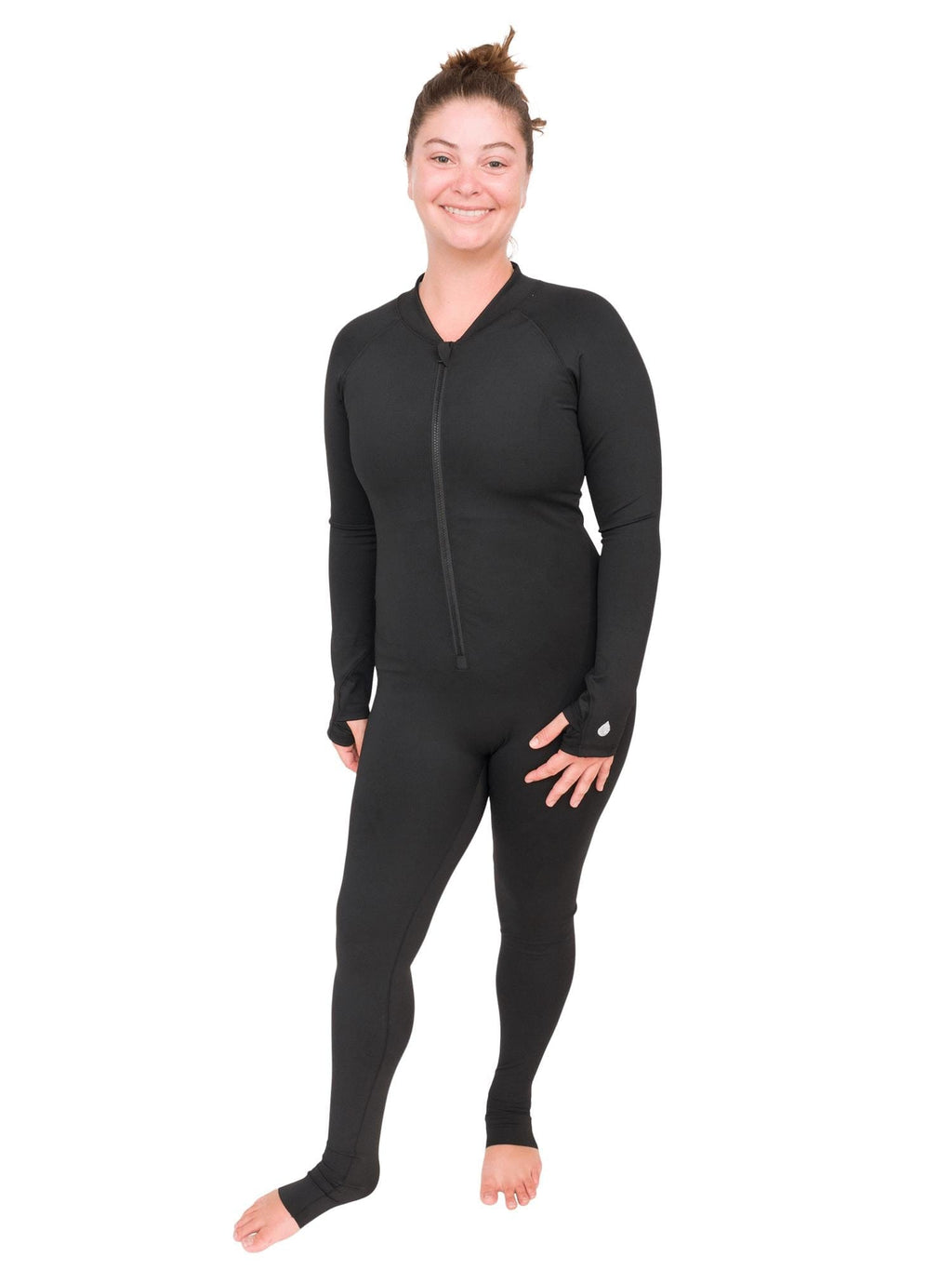 Black Dive Skin/Sun Protection Suit UPF 50+ Full Body Protection