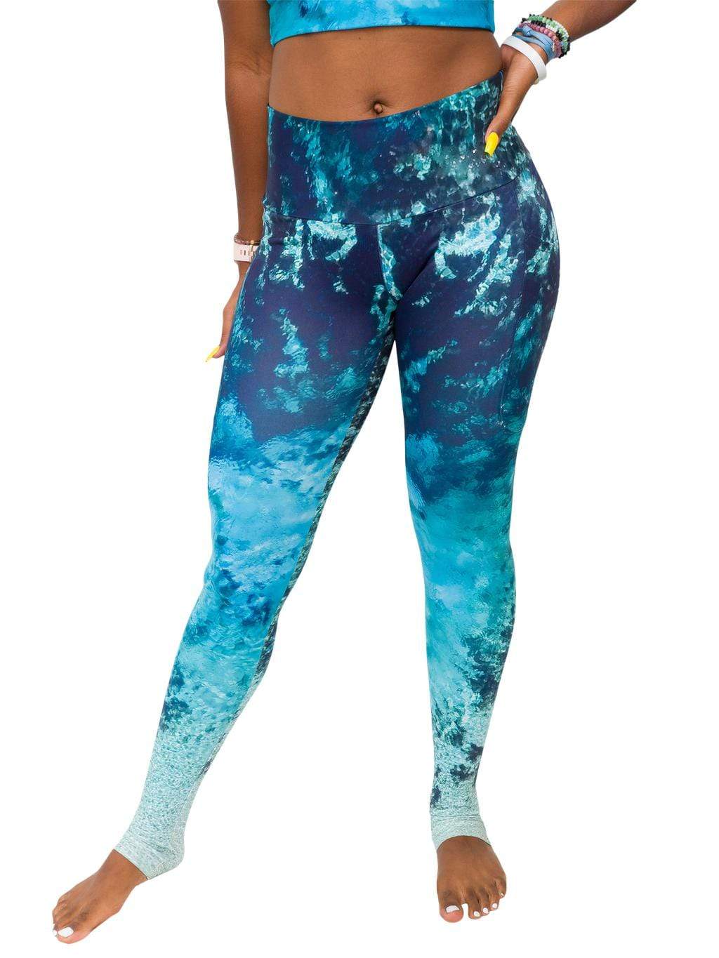 Fountain of Youth Leggings Swim Dive Surf UPF 50+