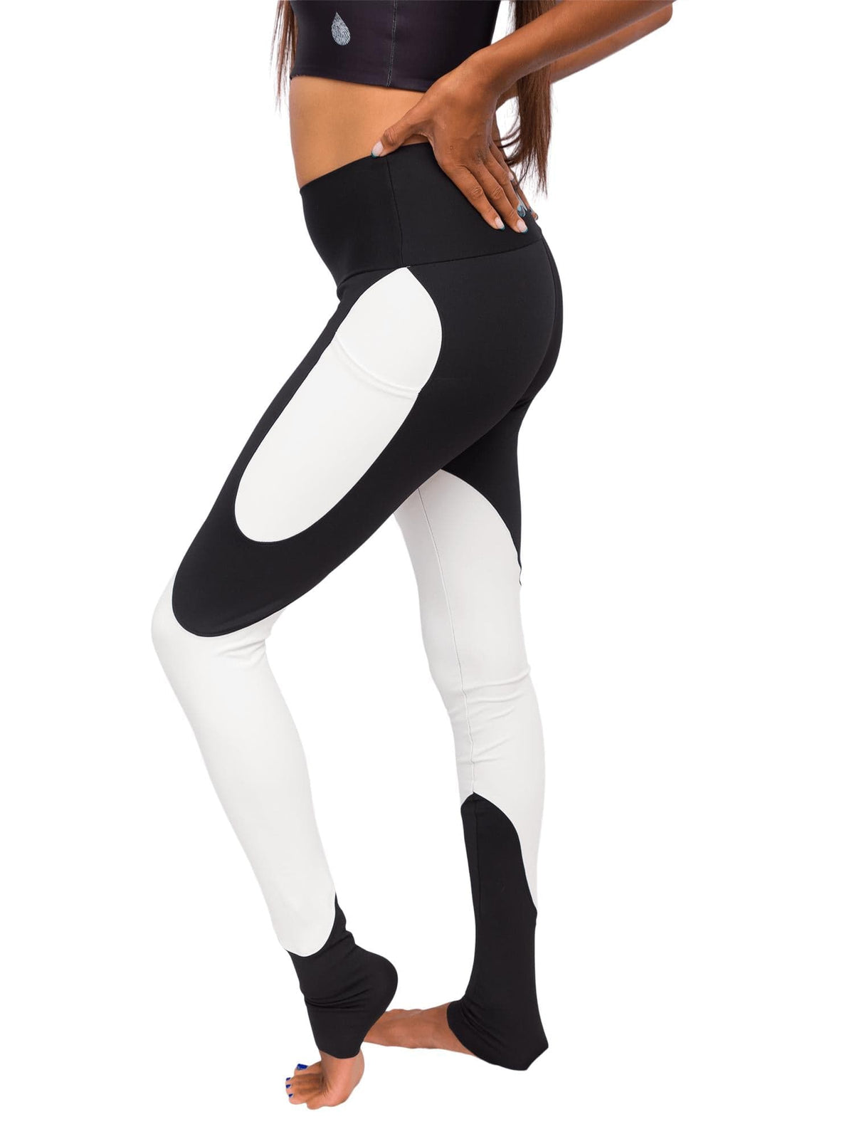 Buy Only Play Play Tiger Two Tone Leggings - Black