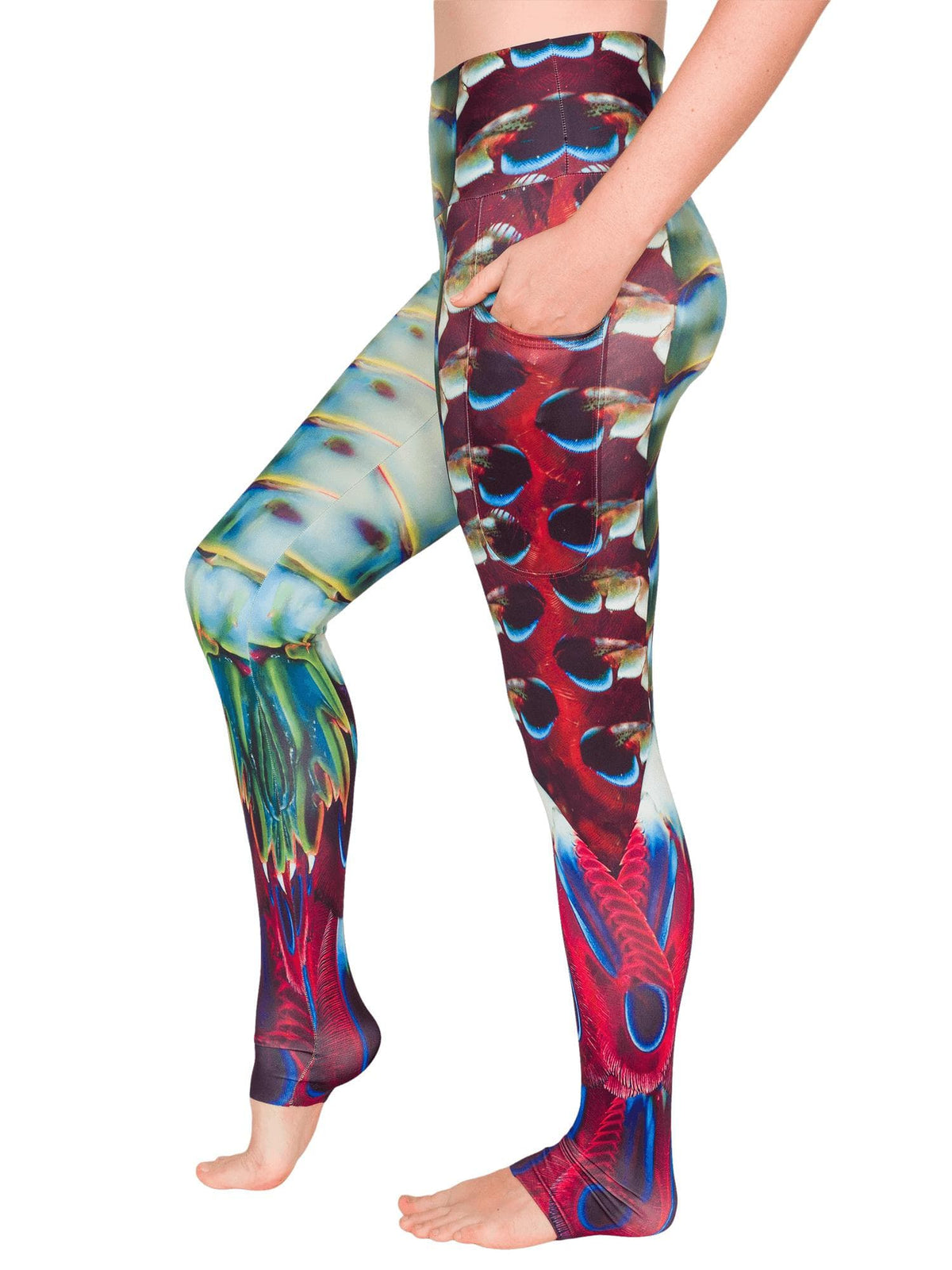 Wearable Fish Art Leggings , Women: Store Name