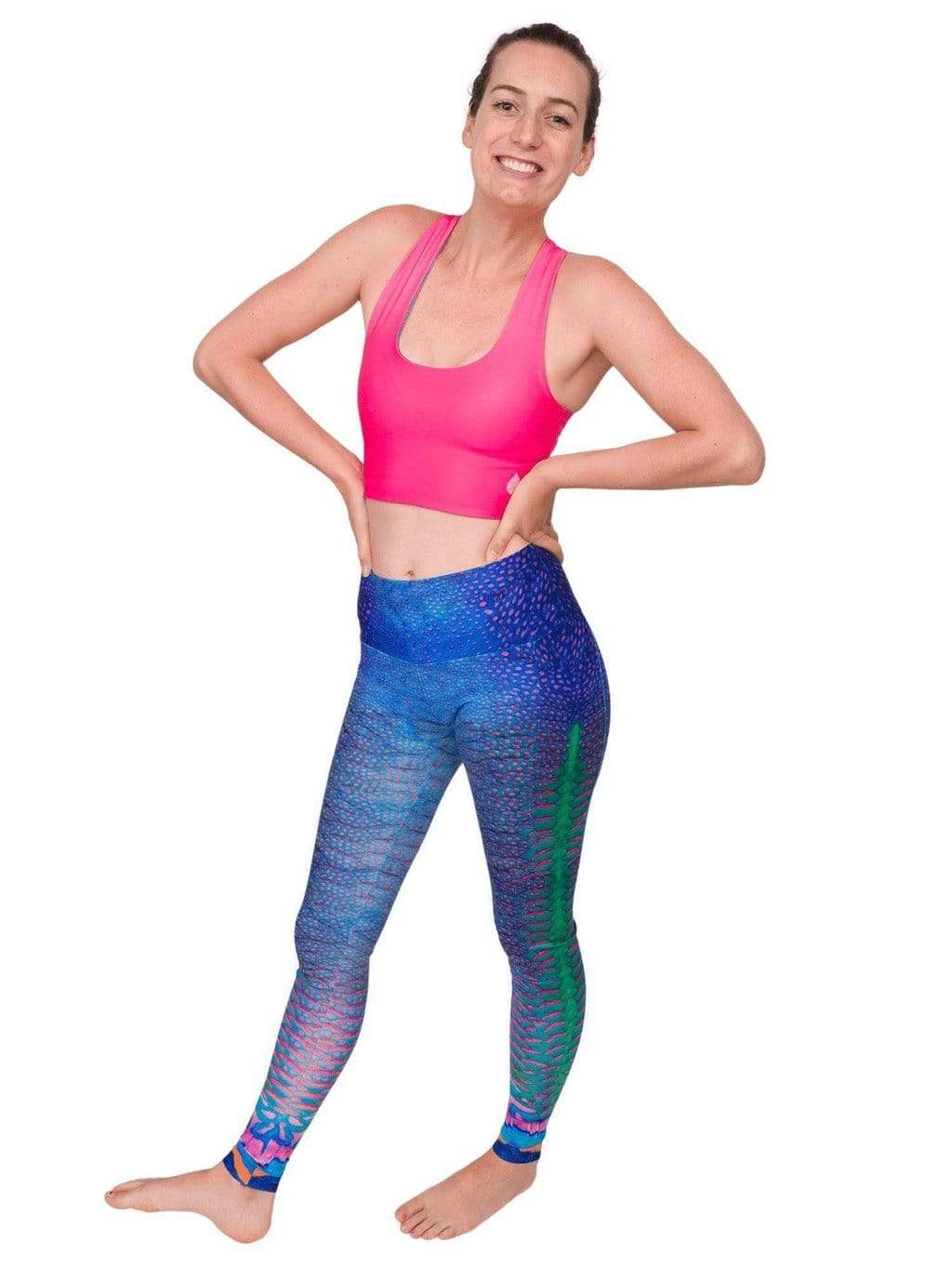 Coral Ombre Leggings, Active Brands
