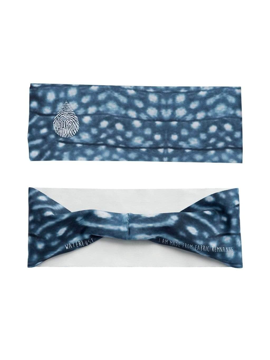 Waterlust Printed Headband Made From Pre-Consumer Waste Whale Shark Warrior