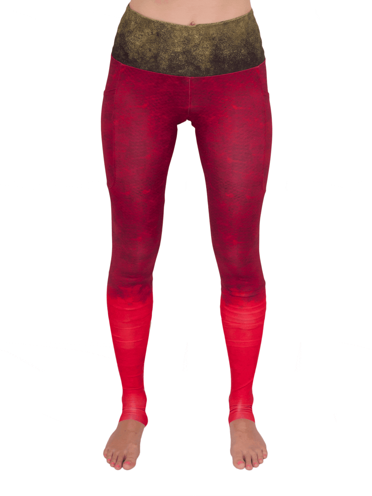 Sockeye Salmon Leggings Swim Dive Surf UPF 50 Sun Protection
