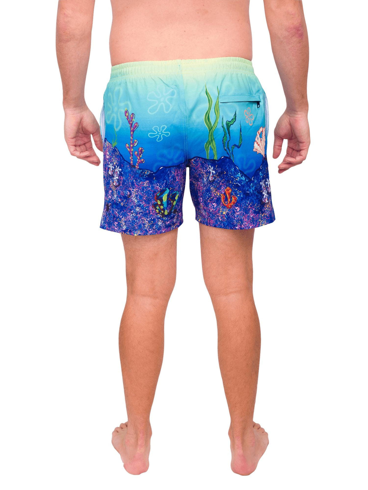 SpongeBob's Bikini Bottom Unisex Shorts, Swim, Sweat