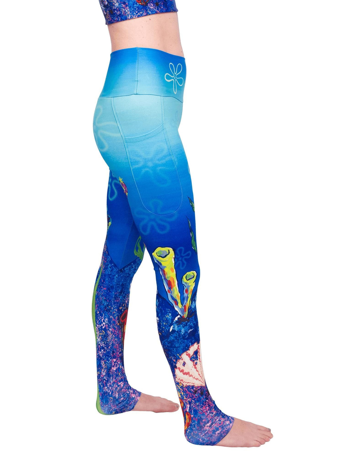 Women Swim Pants High Waisted Swimming Leggings UPF 50+ Swimsuit