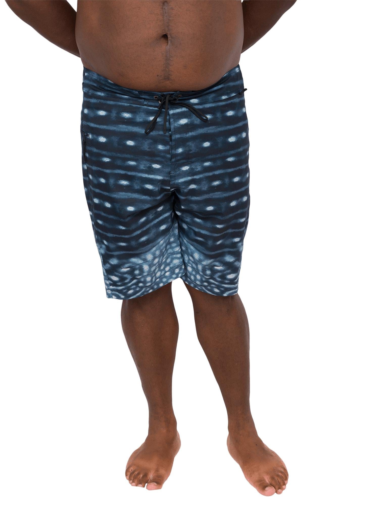 Ocean Water Pattern Adjustable Waist Summer Swimming Shorts for Men, Pool  Party Swim Trunks 5 Inch Inseam Mesh Basket Liner 