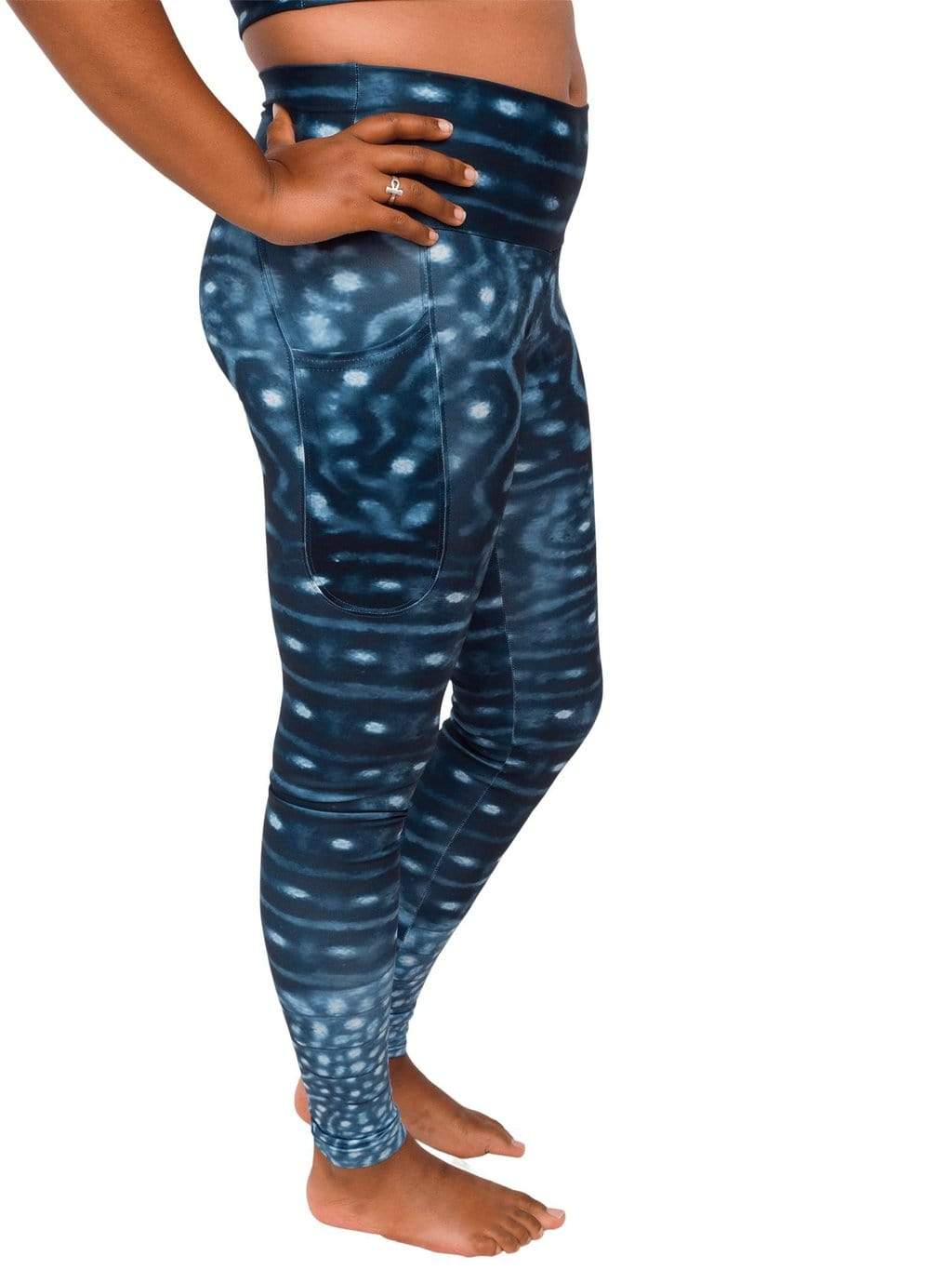 Women UV Protective Swim Tights Full Leggings UPF50+ Black (Chlorine  Resistant)