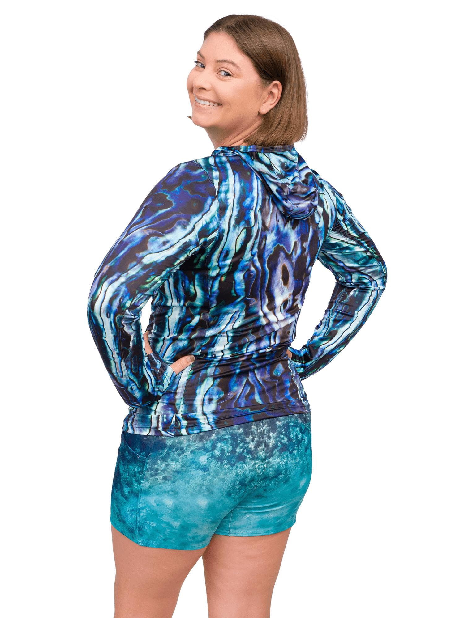 Abalone Restoration Sun Shirt | Swim | Dive Skin | Surf | UPF 50+ | Female [2XL] | Recycled Polyester/Spandex