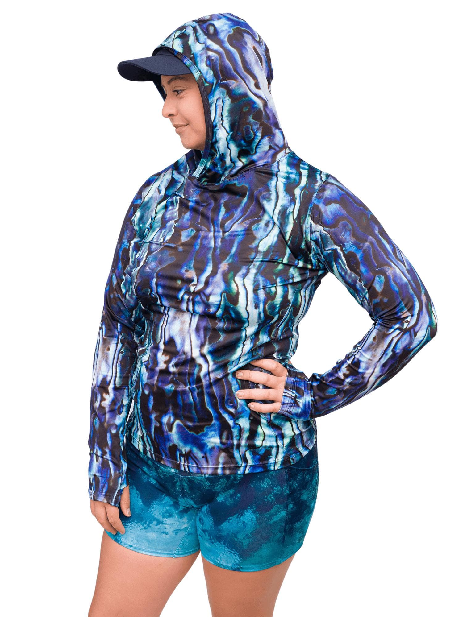 Women's Abalone Printed Sun Shirt